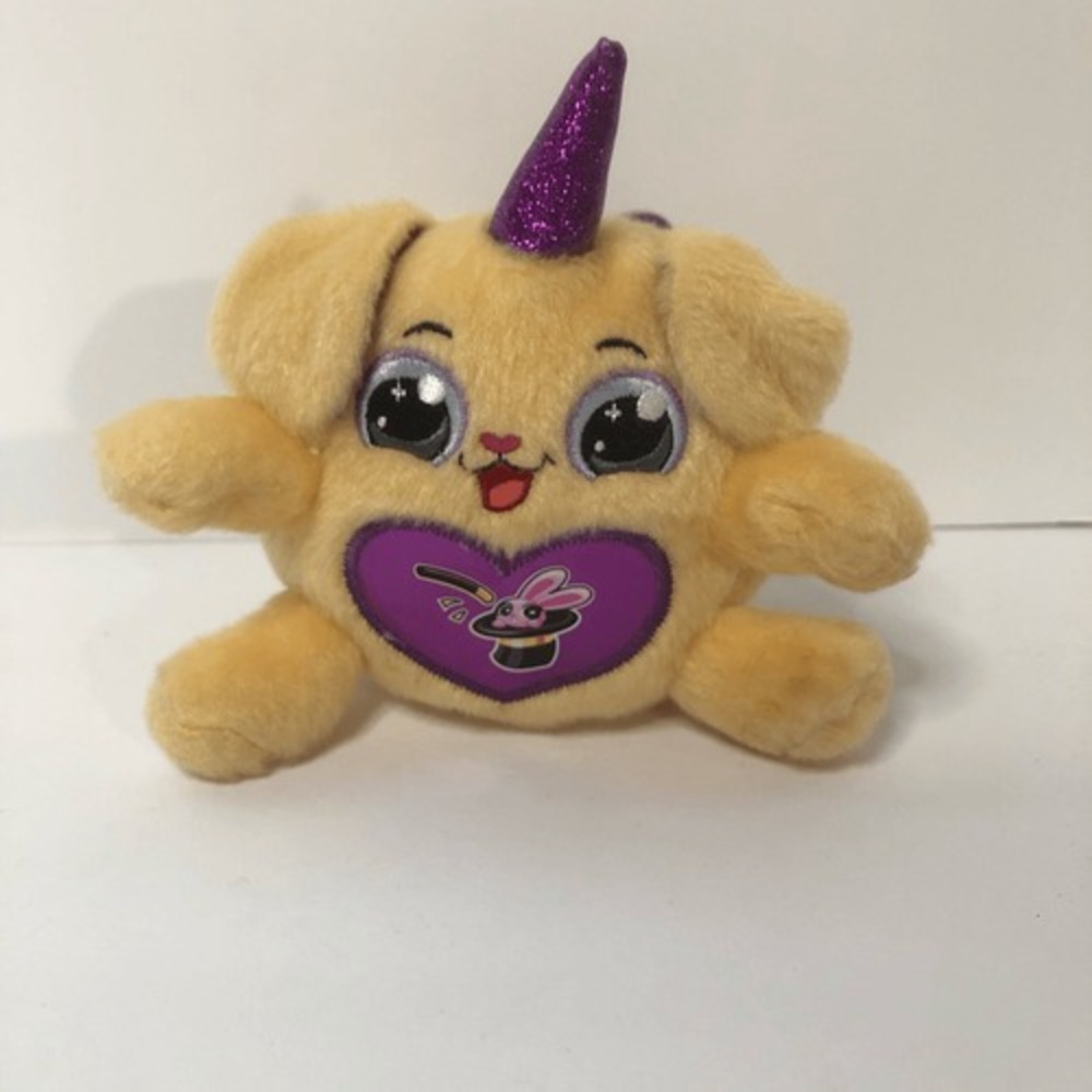 zuru‎ rainbocorns 4 inch puppycorn marley wings plush stuffed toy magic purple